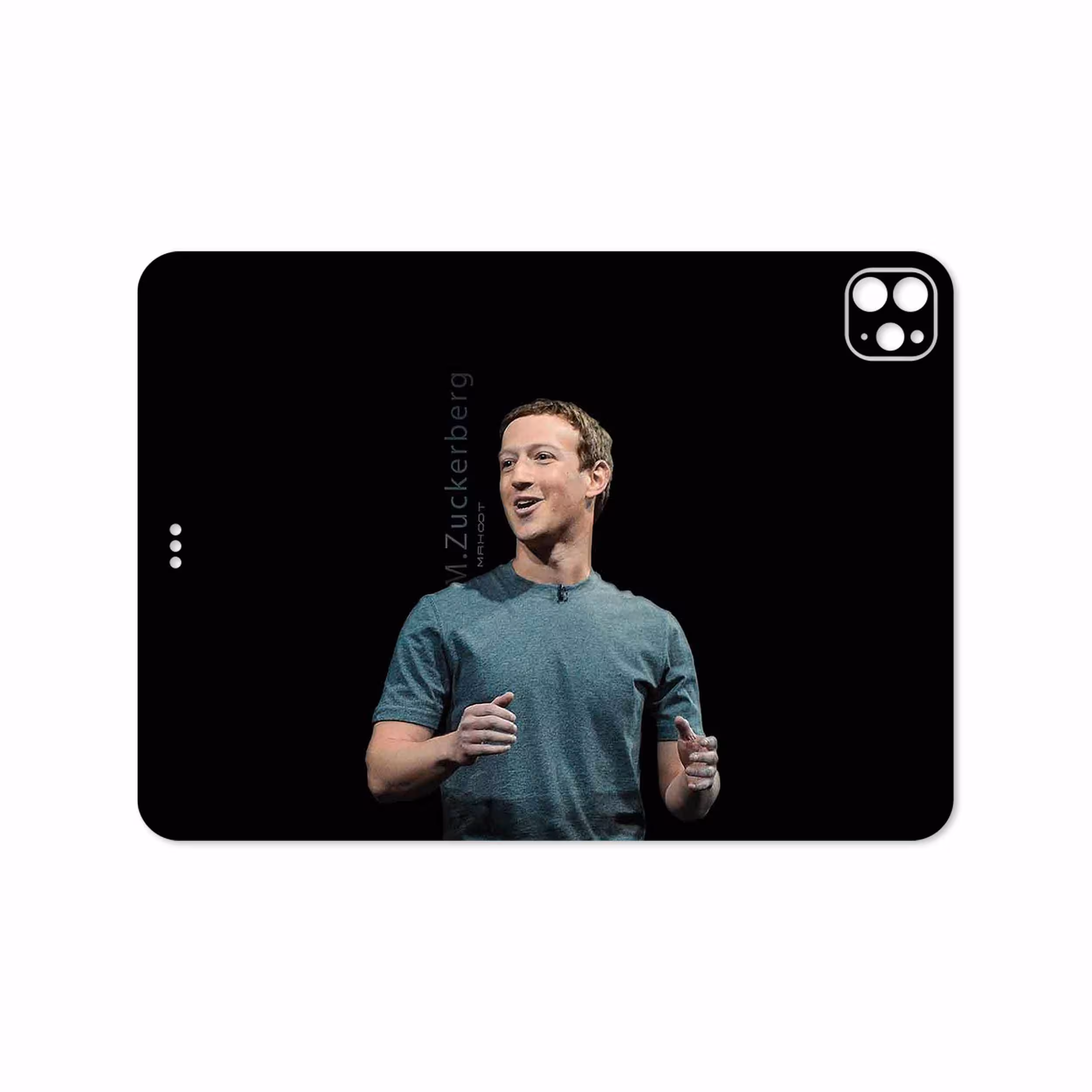 برچسب پوششی ماهوت مدل Mark Zuckerberg مناسب برای تبلت اپل iPad Pro 11 (GEN 2) 2020 A2230