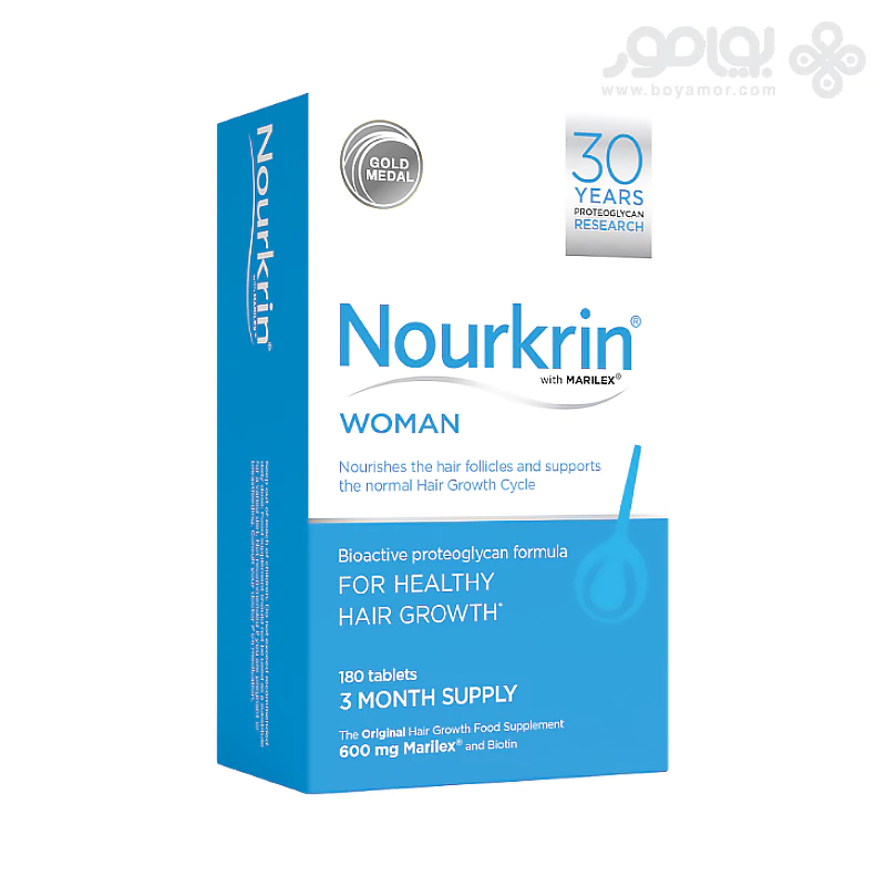 مکمل ضد ریزش زنانه نورکرین بسته 180 عددی