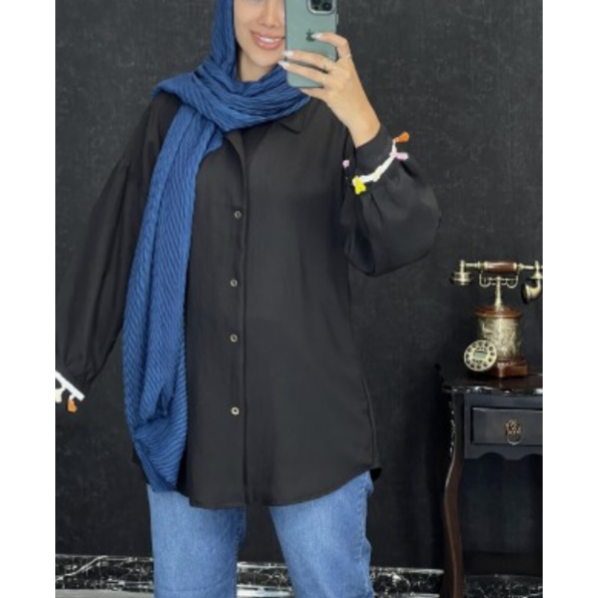 مانتو سر آستین هندی