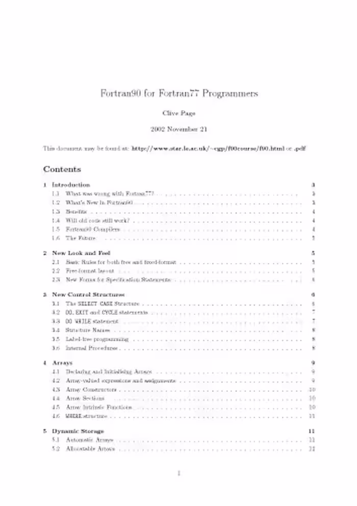 خرید و دانلود نسخه کامل کتاب Fortran 90 for Fortran 77 programmers