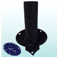 20 عدد پایه پرچم دیواری فلزی