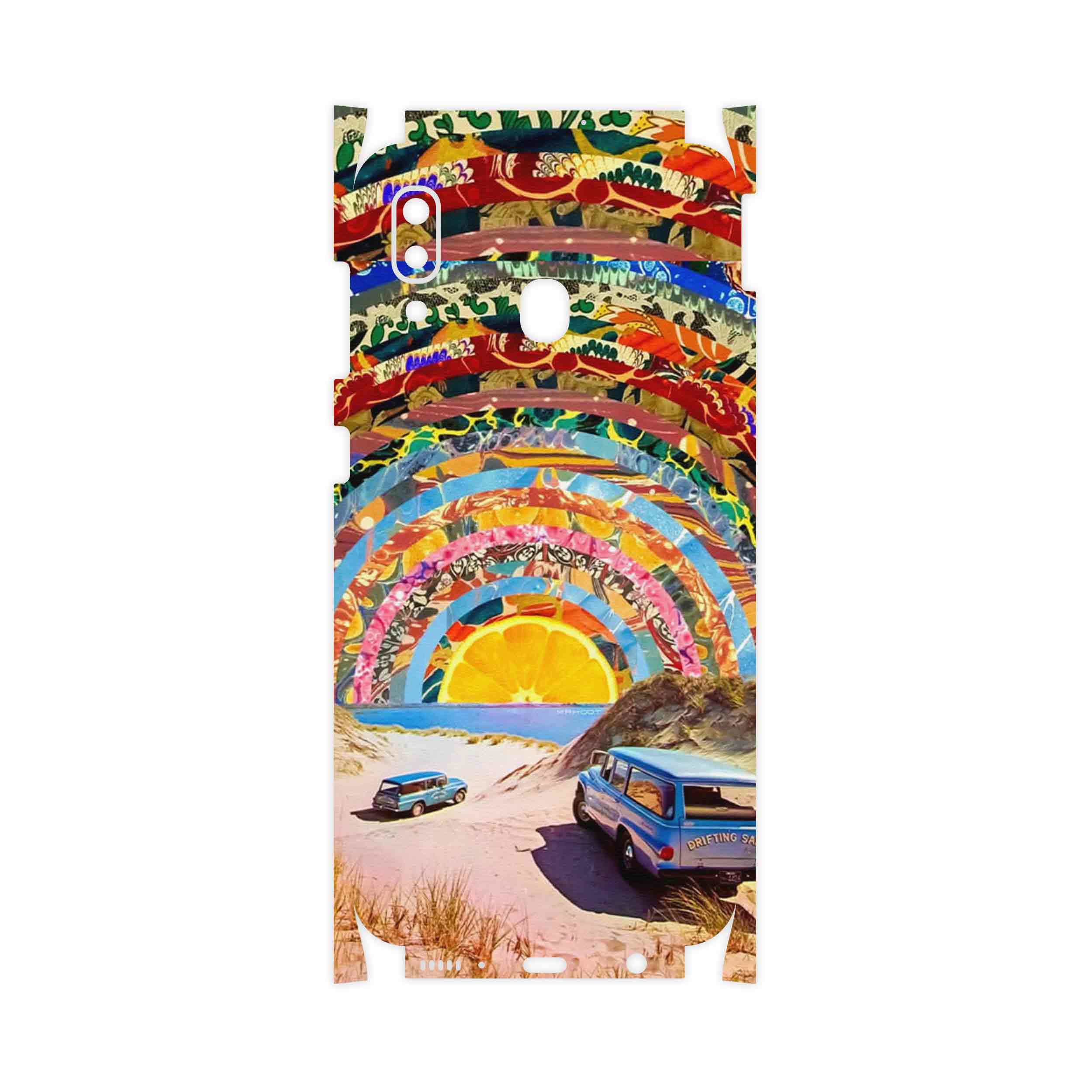 برچسب پوششی ماهوت مدل Collage of Orange Sky-FullSkin مناسب برای گوشی موبایل سامسونگ Galaxy M10s