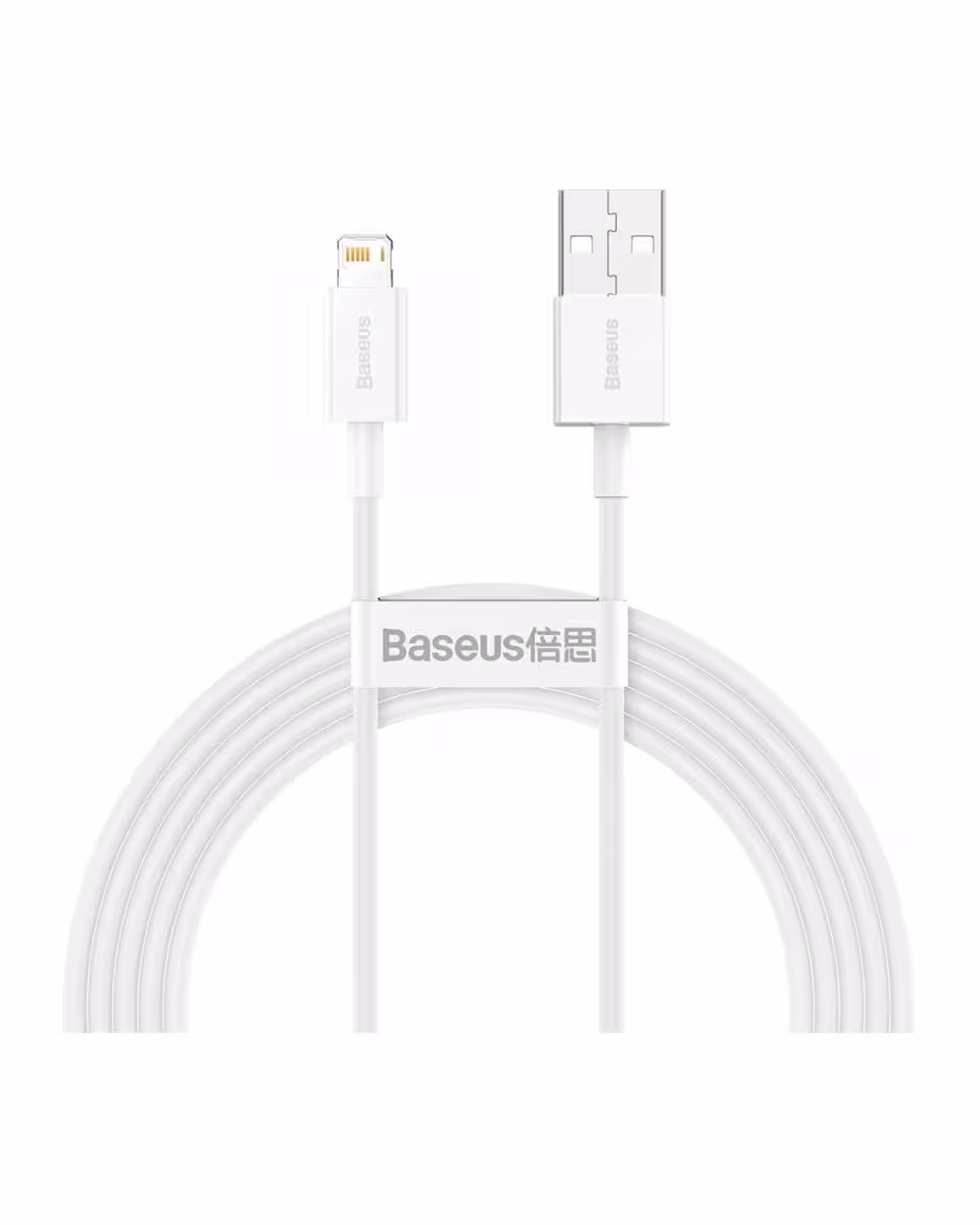 کابل یو اس بی به لایتنینگ فست شارژ بیسوس 2متری Baseus Superior Series USB to iP CALYS-C02