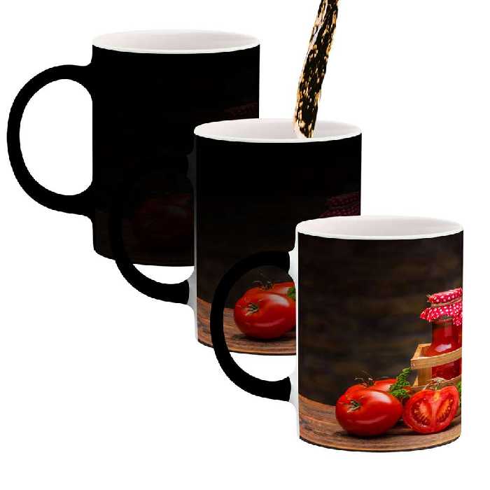 ماگ حرارتی کاکتی طرح گوجه فرنگی مدل mgh14534