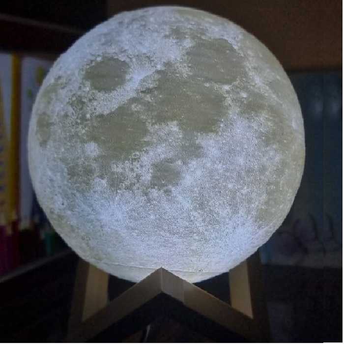 آباژور رومیزی طرح کره ماه