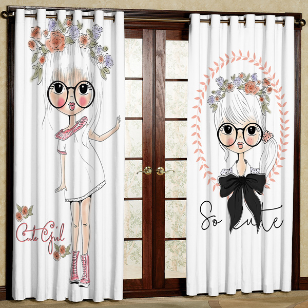 پرده مدل مخمل پانچی کد 6338 سایز 280x140 سانتی متر