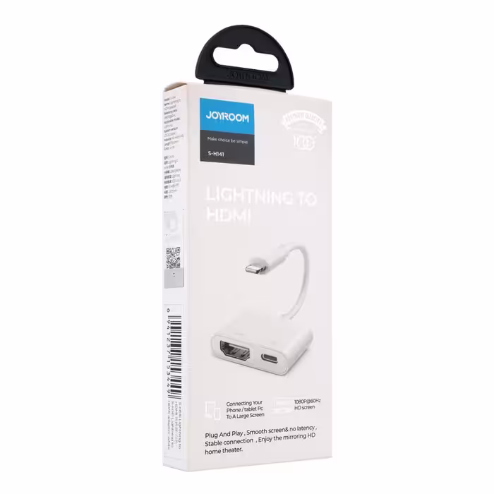 مبدل لایتنینگ به لایتنینگ / HDMI جوی روم مدل S-H141