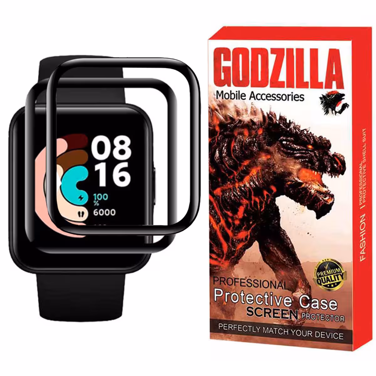 محافظ صفحه نمایش گودزیلا مدل G-PMMA مناسب برای ساعت هوشمند شیائومی Redmi Watch 2 Lite بسته 2 عددی
