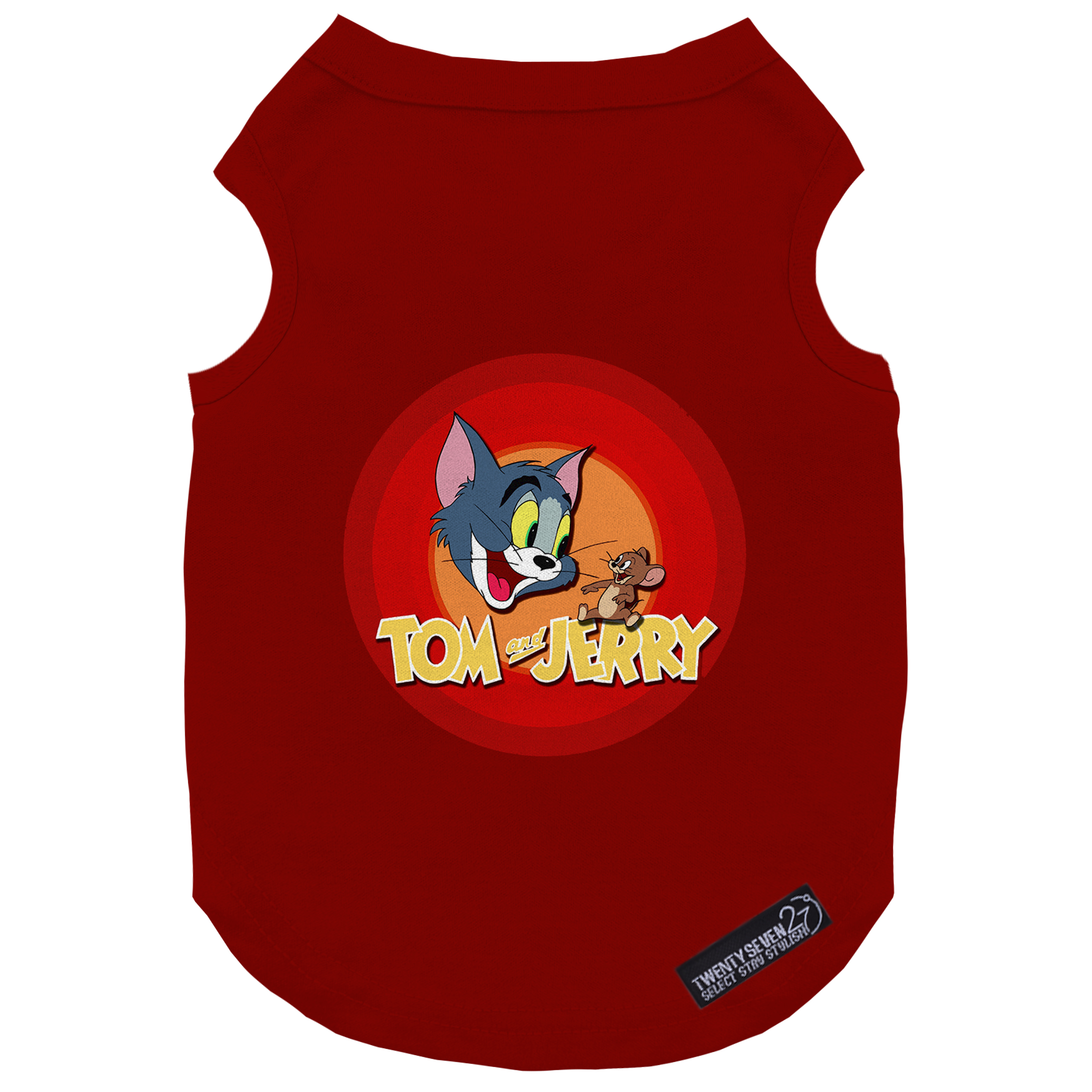 لباس سگ و گربه 27 طرح Tom & Jerry 1 کد MH155 سایز S