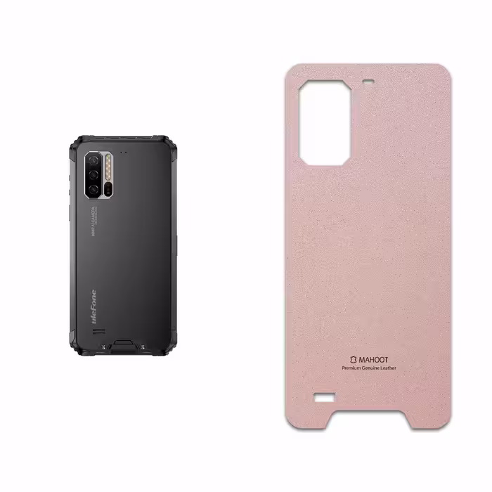 برچسب پوششی ماهوت مدل Rose Gold Leather مناسب برای گوشی موبایل یولفون Armor 7