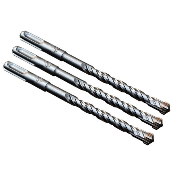 مته چهار شیار مدل AT - 10x160 سایز 10 میلی متر مجموعه سه عددی