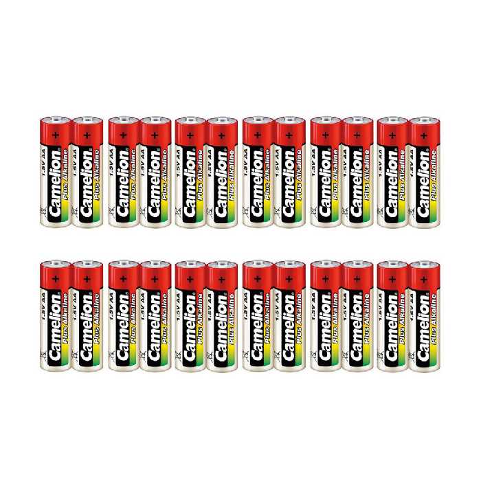 باتری نیم قلمی کملیون مدل آلکالاین پلاس بسته 24 عددی