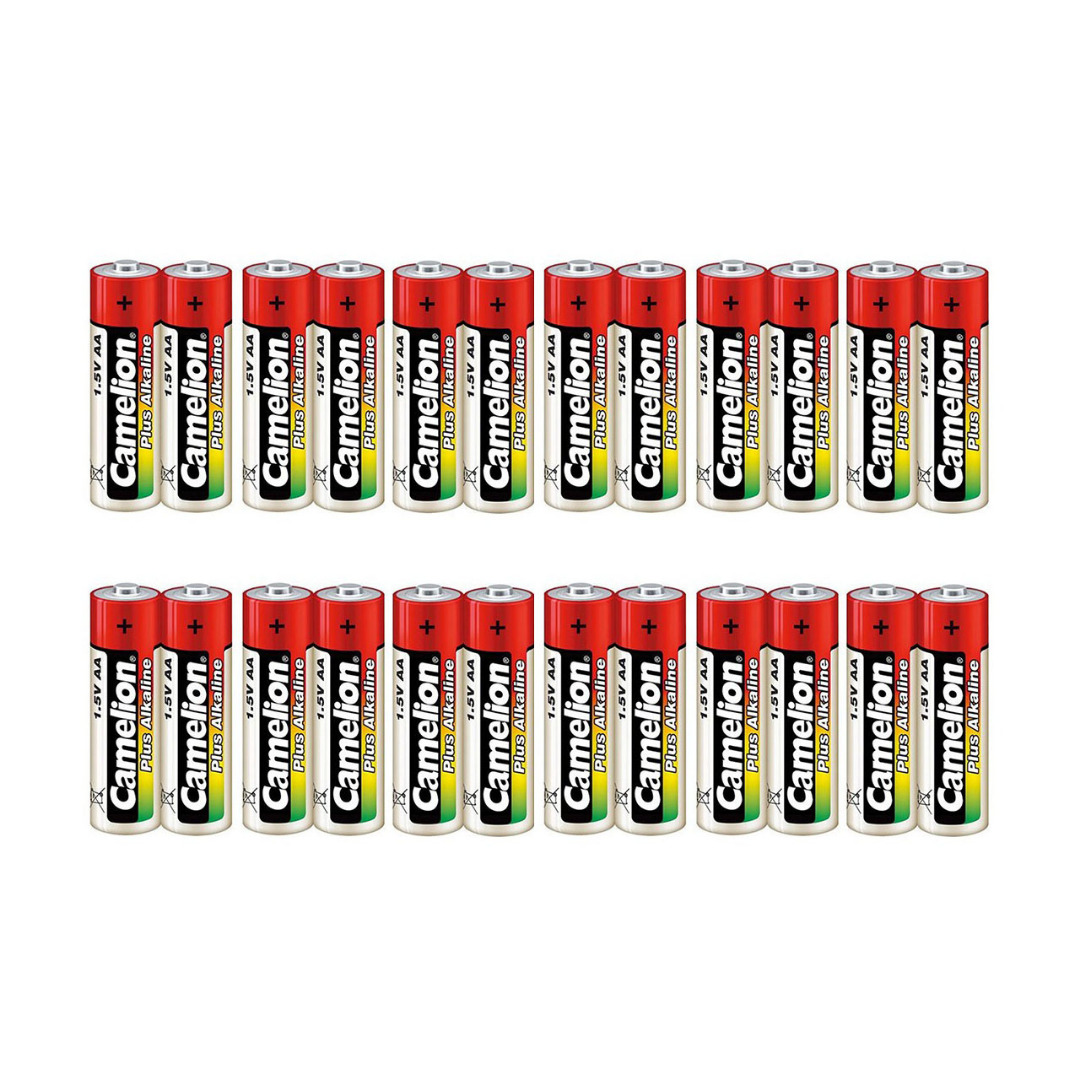 باتری نیم قلمی کملیون مدل آلکالاین پلاس بسته 24 عددی