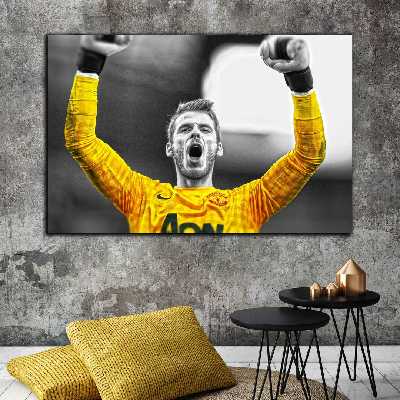 تابلو شاسی بکلیت طرح بازیکن فوتبال دیوید دخیا تیم منچستر یونایتد مدل SH-S7102