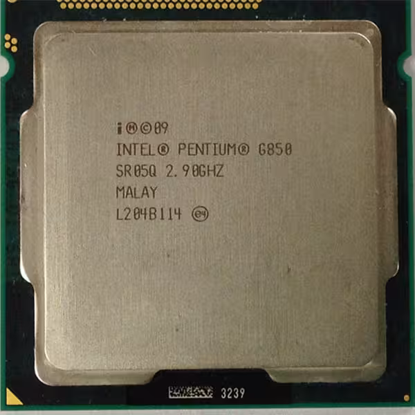 پردازنده پنتیوم اینتل مدل G850 با سوکت 1155 و فرکانس 2.90 گیگاهرتزی