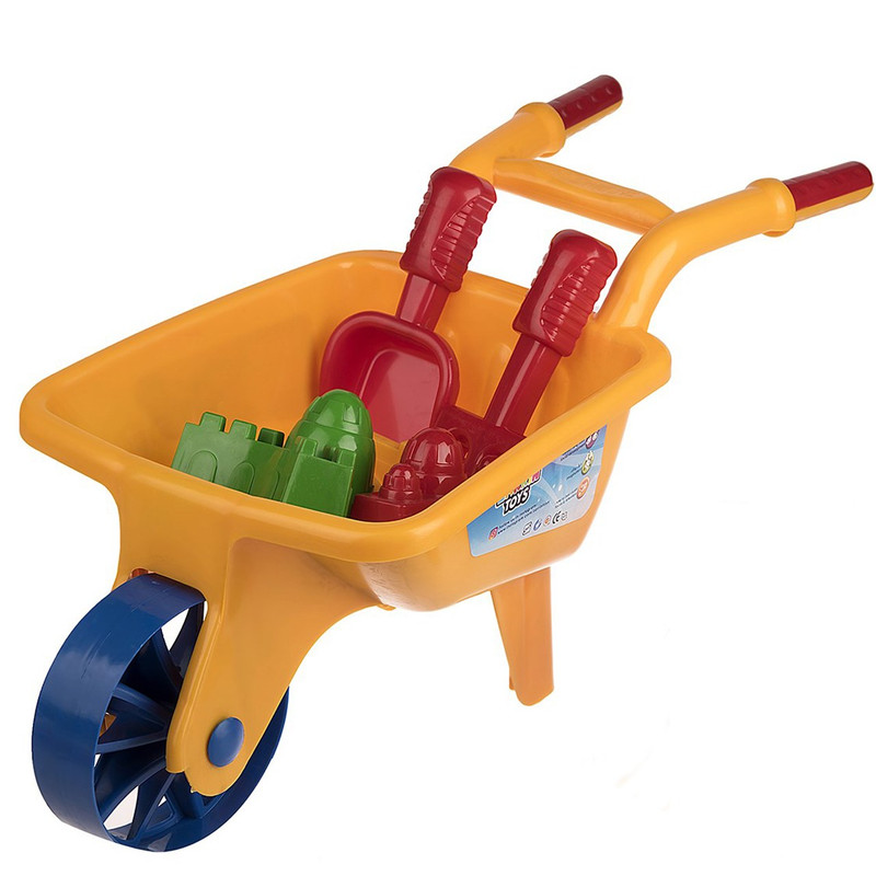 ست شن بازی زرین تویز مدل Shovels And Wheelbarrows Castle E4 | چاوه