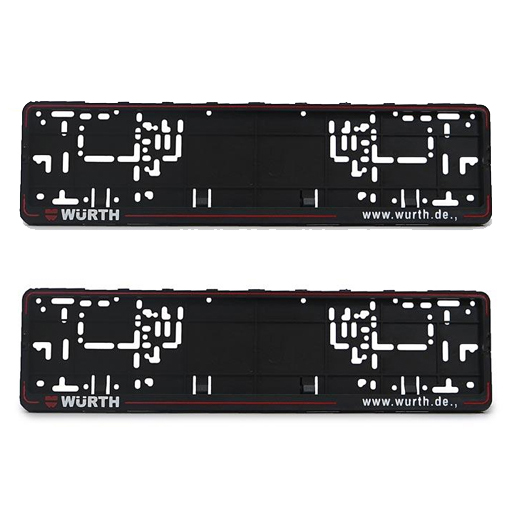 خرید قاب پلاک ورث دور قرمز دو عددی | اتوموبی