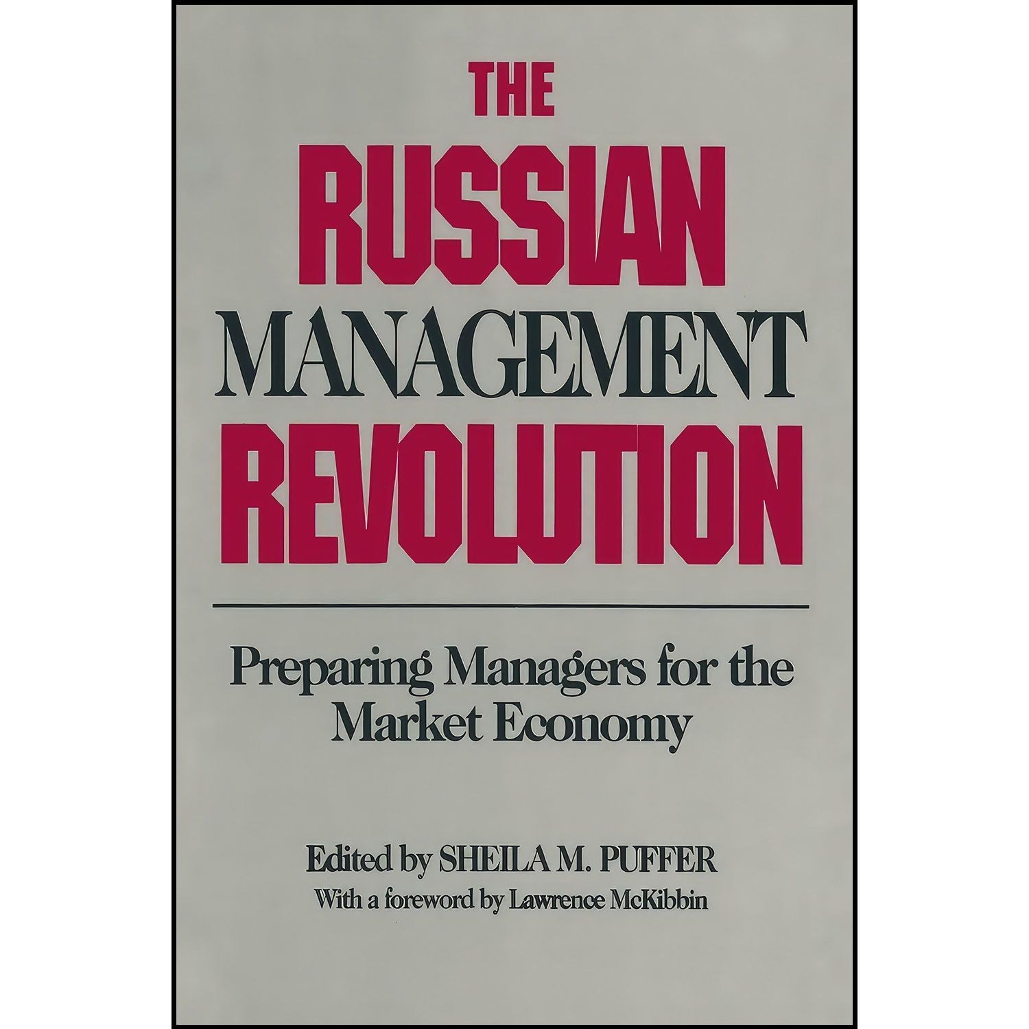 کتاب زبان اصلی The Russian Management Revolution اثر جمعی از نویسندگان