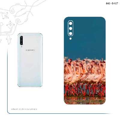 برچسب پوششی ماهوت مدل Flamingo مناسب برای گوشی موبایل سامسونگ Galaxy A50