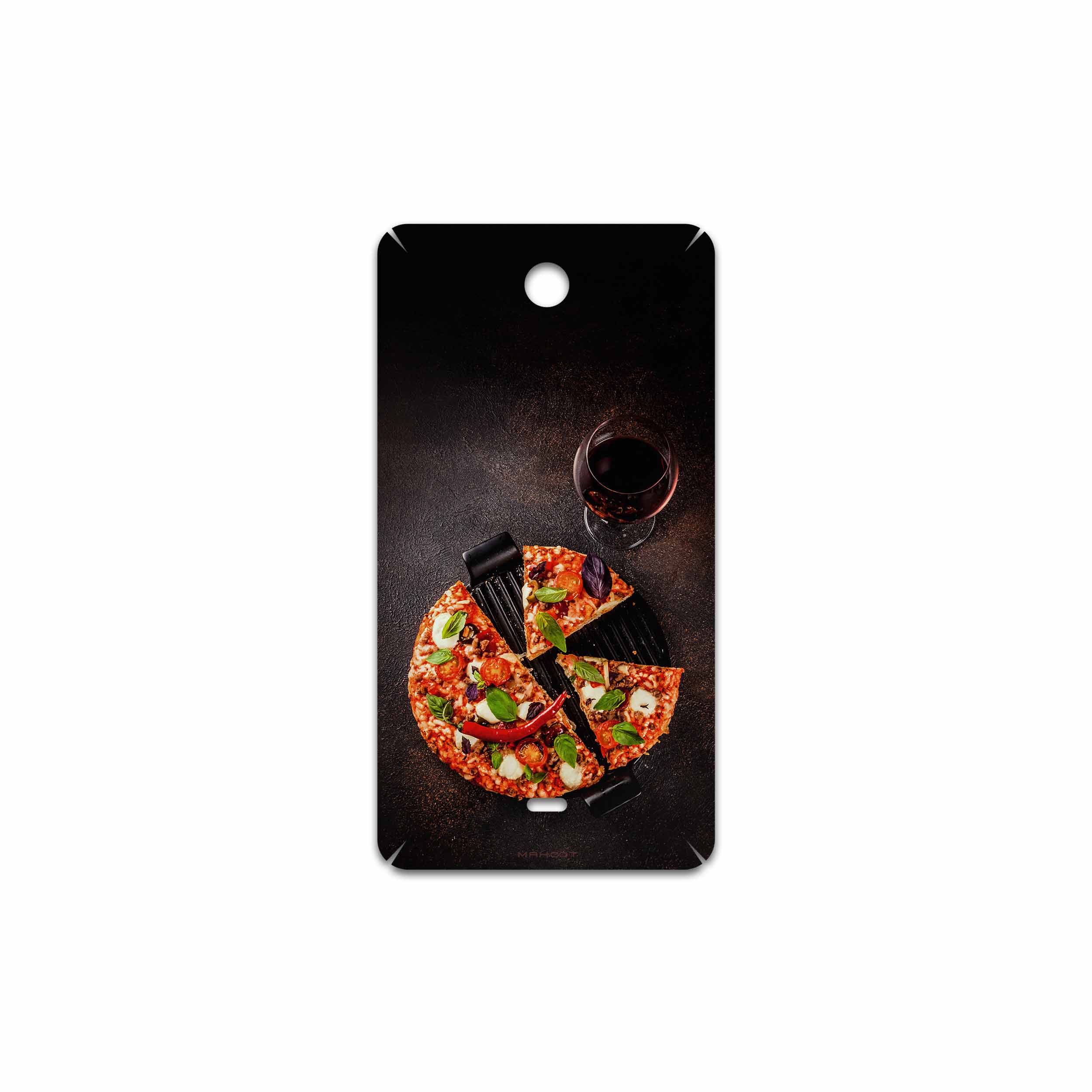 برچسب پوششی ماهوت مدل Pizza مناسب برای گوشی موبایل مایکروسافت Lumia 430