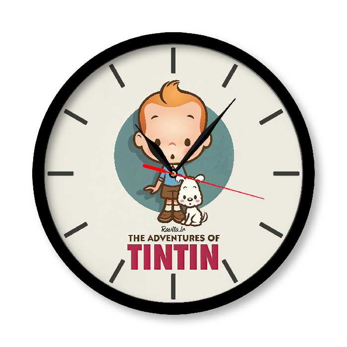 ساعت‌ دیواری راویتا طرح تن‌تن کد 3358