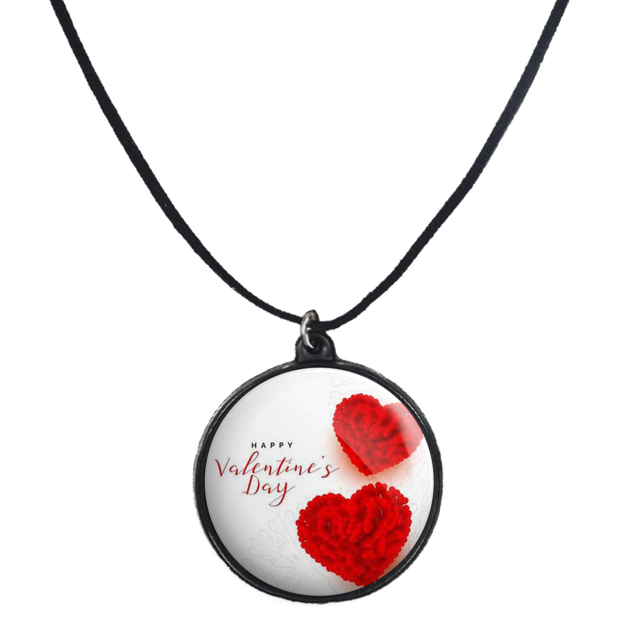 گردنبند پرمانه طرح عاشقانه کد pmb.1275 مدل دو طرفه