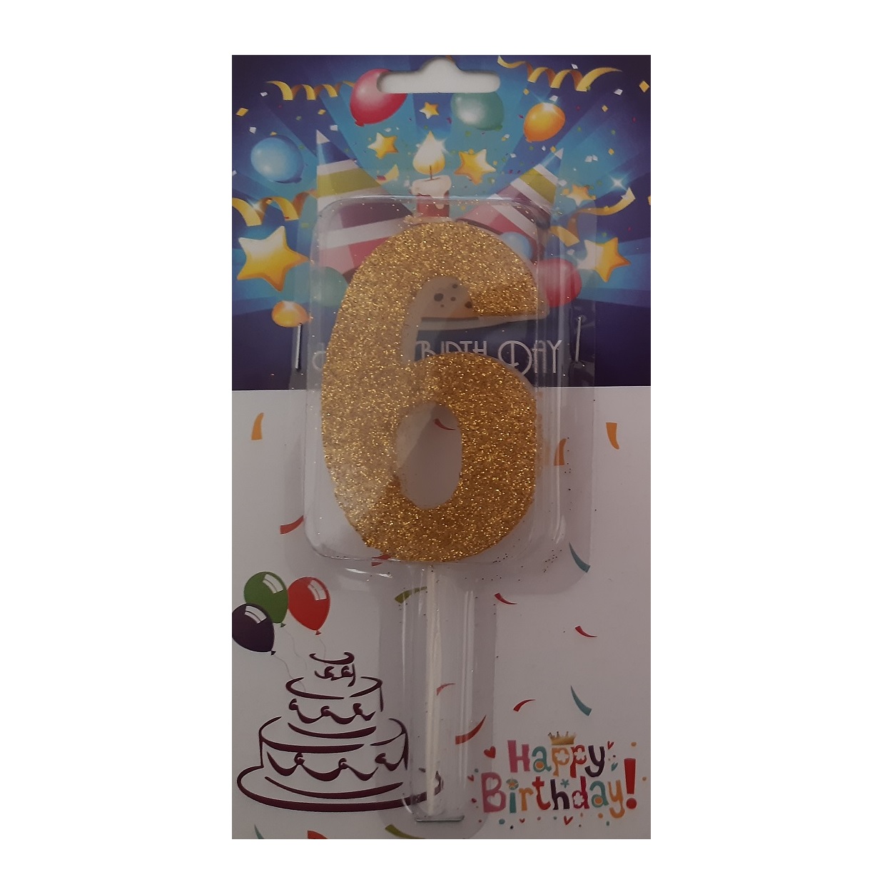 شمع تولد طرح عدد 6