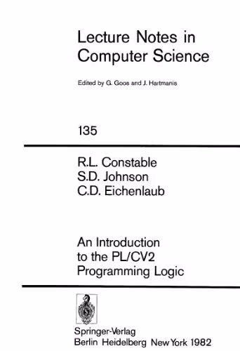 خرید و دانلود نسخه کامل کتاب An Introduction to the PL/CV2 Programming Logic