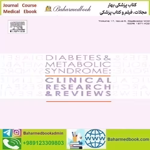 Diabetes &amp; Metabolic Syndrome Clinical Research &amp; Reviews Vo