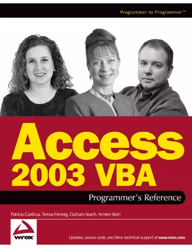 خرید و دانلود نسخه کامل کتاب Access 2003 VBA Programmer's Reference