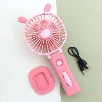 پنکه دستی شارژی فانتزی متوسط کالباسی 36701 کد1