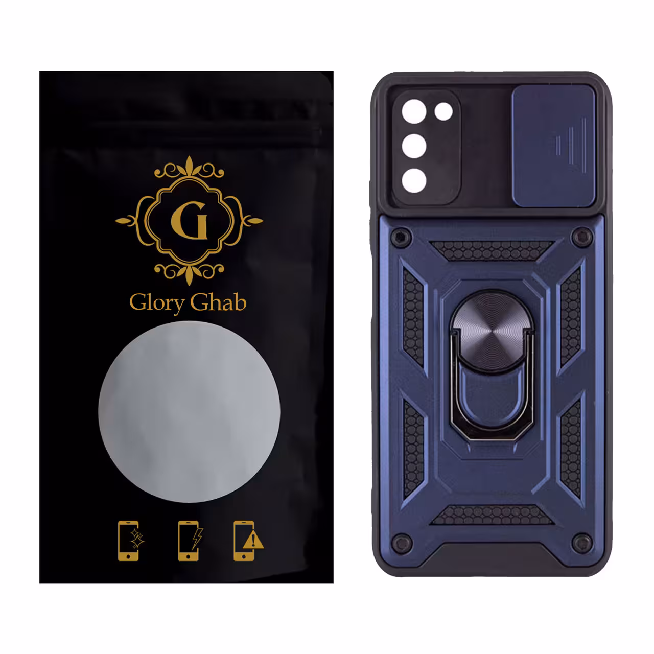 کاور گلوری قاب مدل KBM مناسب برای گوشی موبایل سامسونگ Galaxy A02s