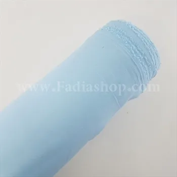 لایی چسب حریر آبی روشن 25