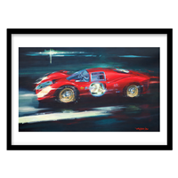 قیمت و خرید تابلو دکوراتیو نقاشی خودرو کلاسیک کد 0929