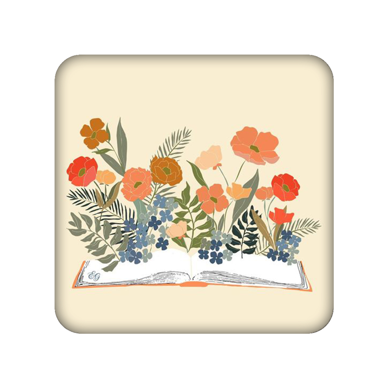 زیر لیوانی طرح گل کد 787