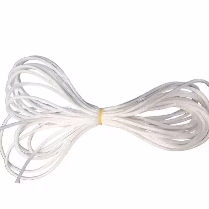 نخ قیطان کد HM-5 طول 5 متر رنگ سفید و مشکی


