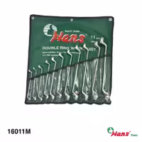 ست آچار دو سر رینگی 11 عددی 32 - 6 هنس (HANS) مدل 16011M - آرسی
