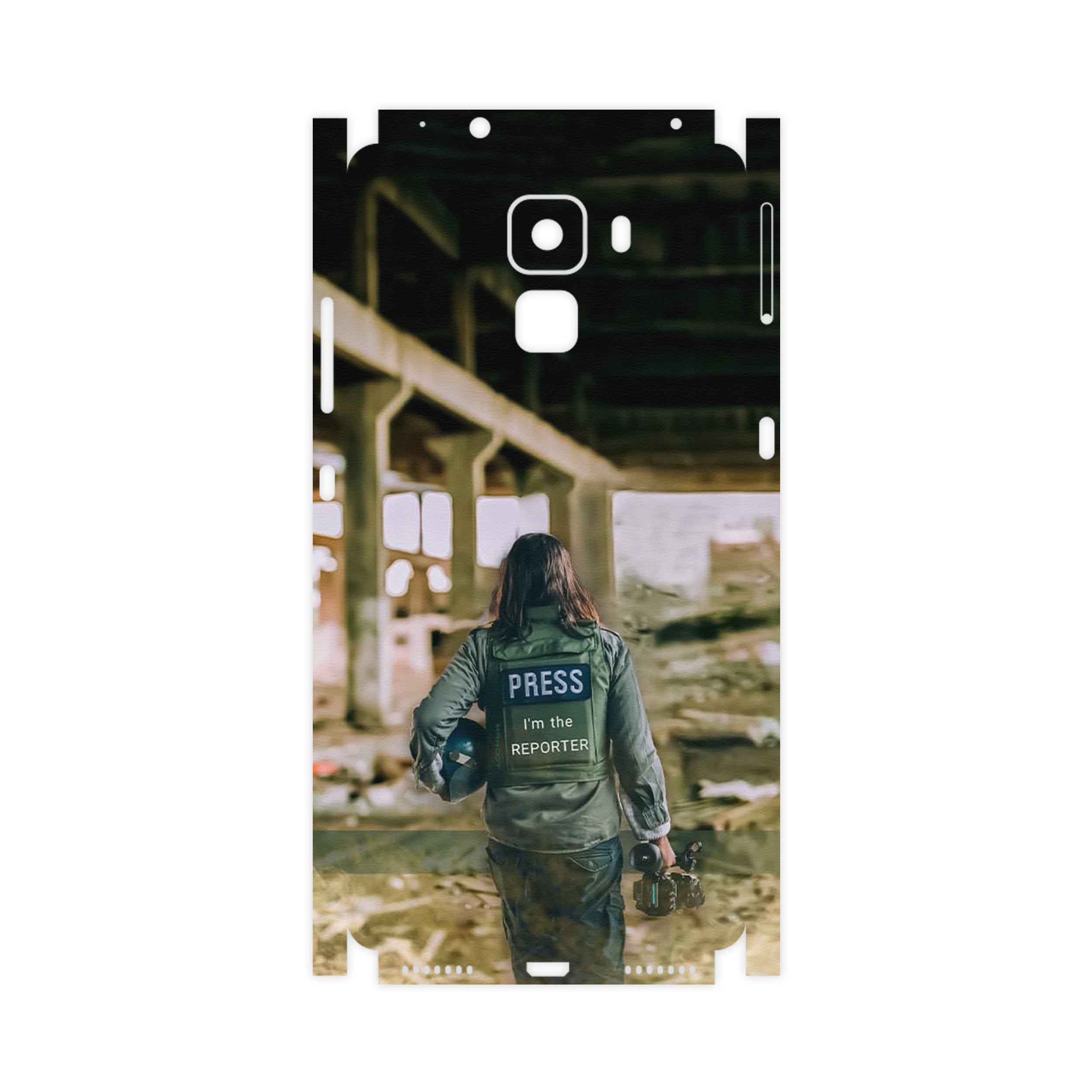 برچسب پوششی ماهوت مدل Reporter-FullSkin مناسب برای گوشی موبایل آنر 7