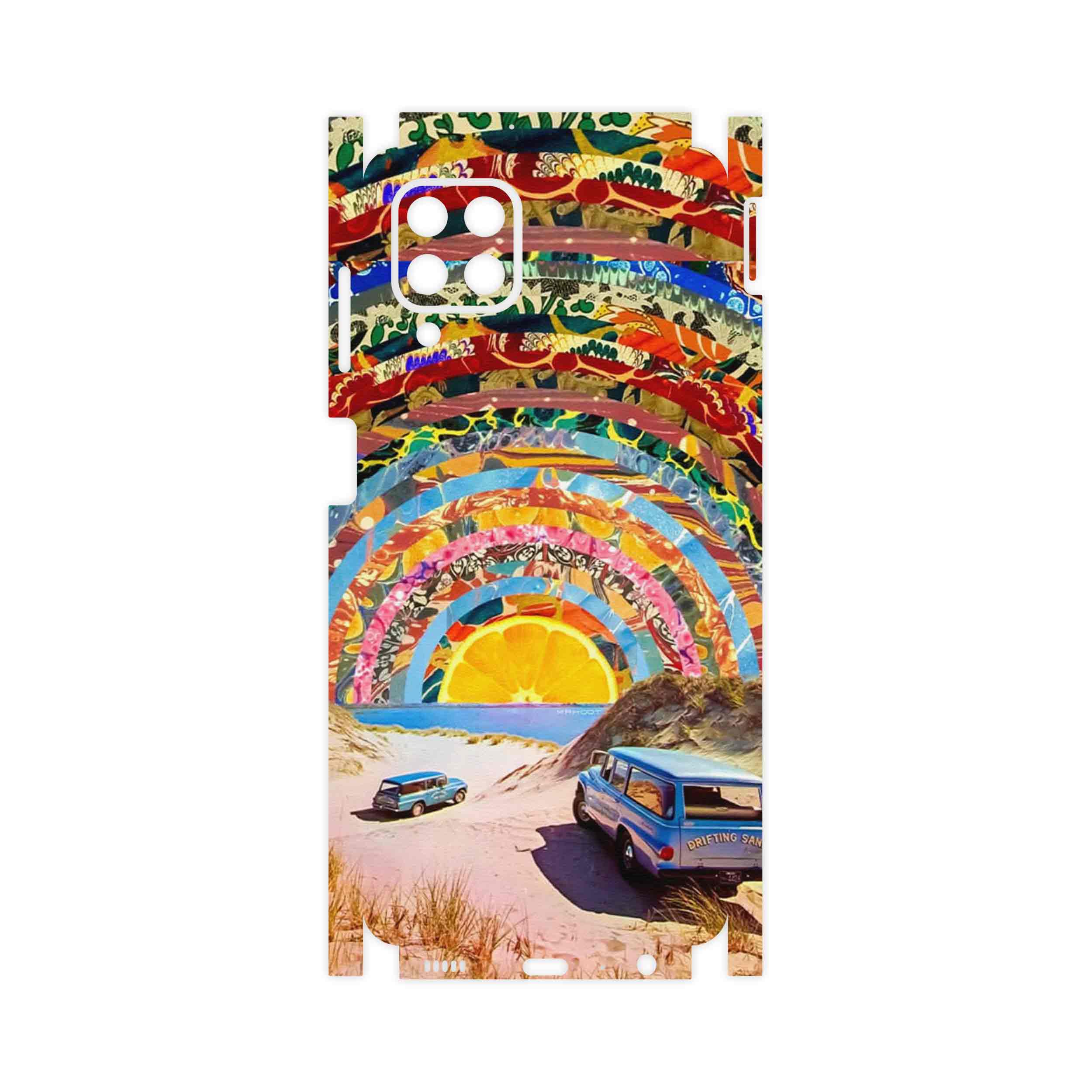 برچسب پوششی ماهوت مدل Collage of Orange Sky-FullSkin مناسب برای گوشی موبایل سامسونگ Galaxy M32