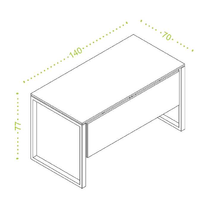میز کامپیوتر دنیته مدل افق سری b140