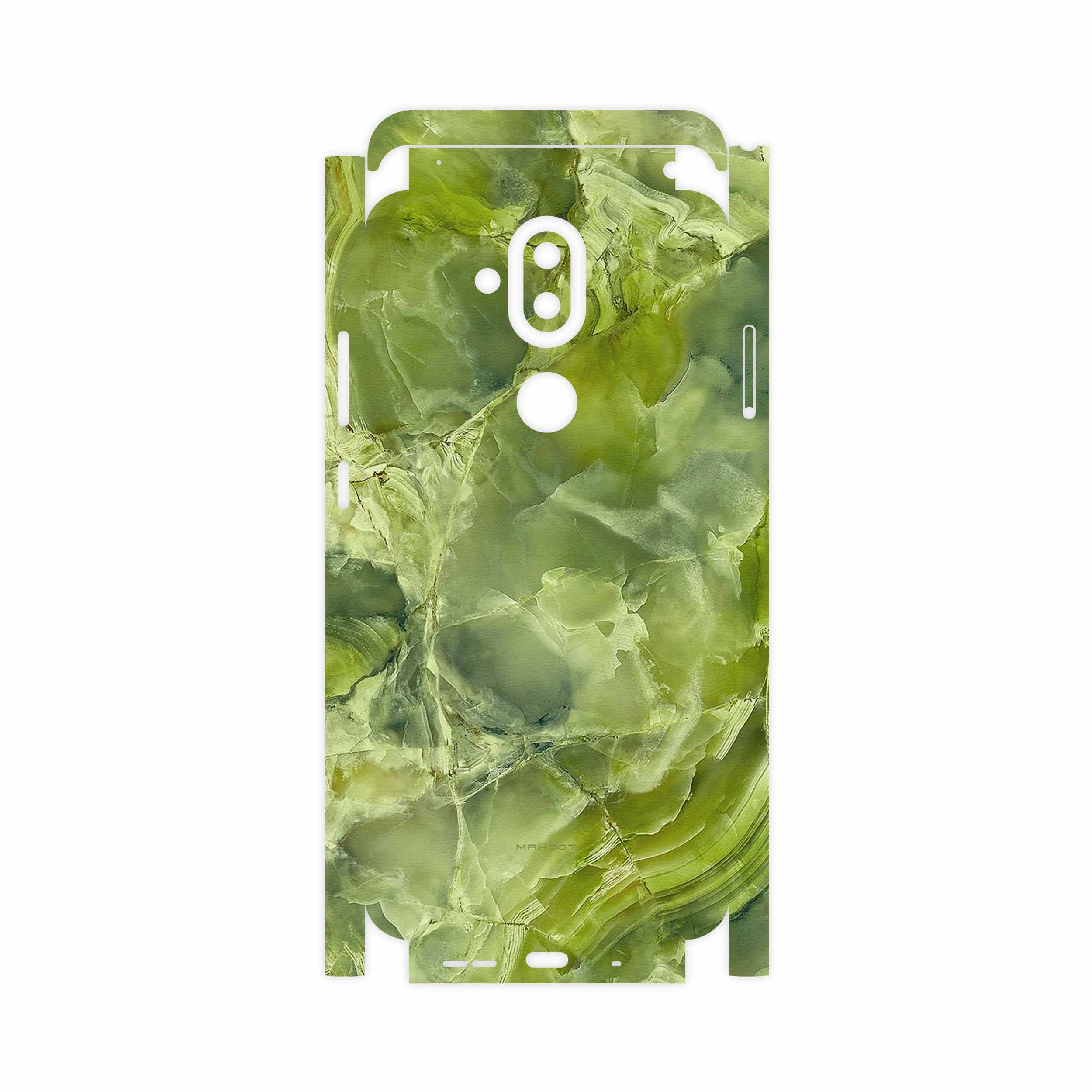 برچسب پوششی ماهوت مدل Green Crystal Marble-FullSkin مناسب برای گوشی موبایل نوکیا 8.1