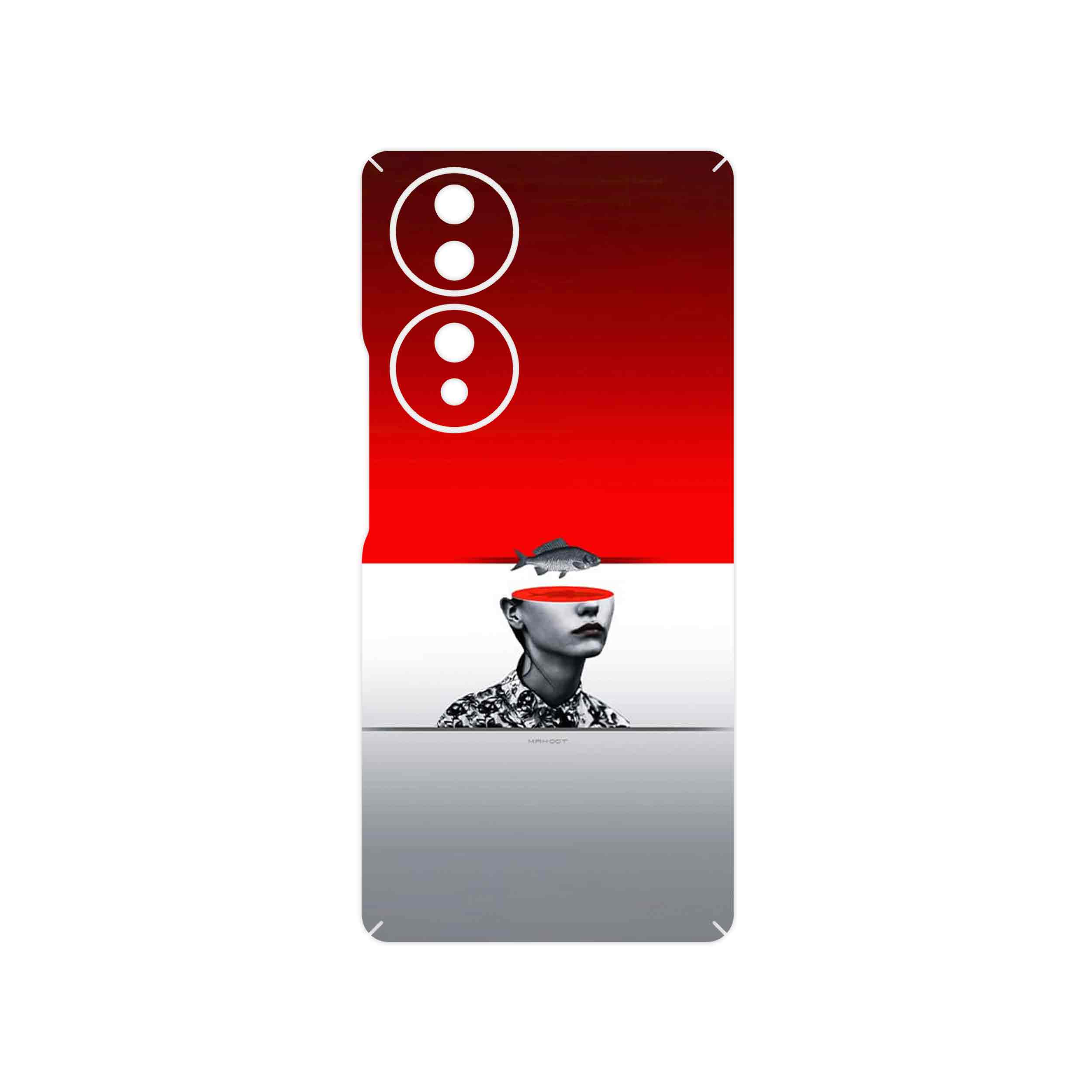 برچسب پوششی ماهوت مدل Collage of surreal Portrait of Women 1 مناسب برای گوشی موبایل آنر 70