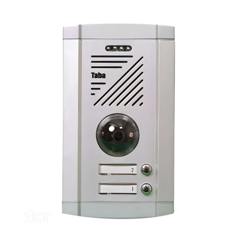 پنل آیفون تصویری 2 واحدی تابا مدل ثمین TVP-1820