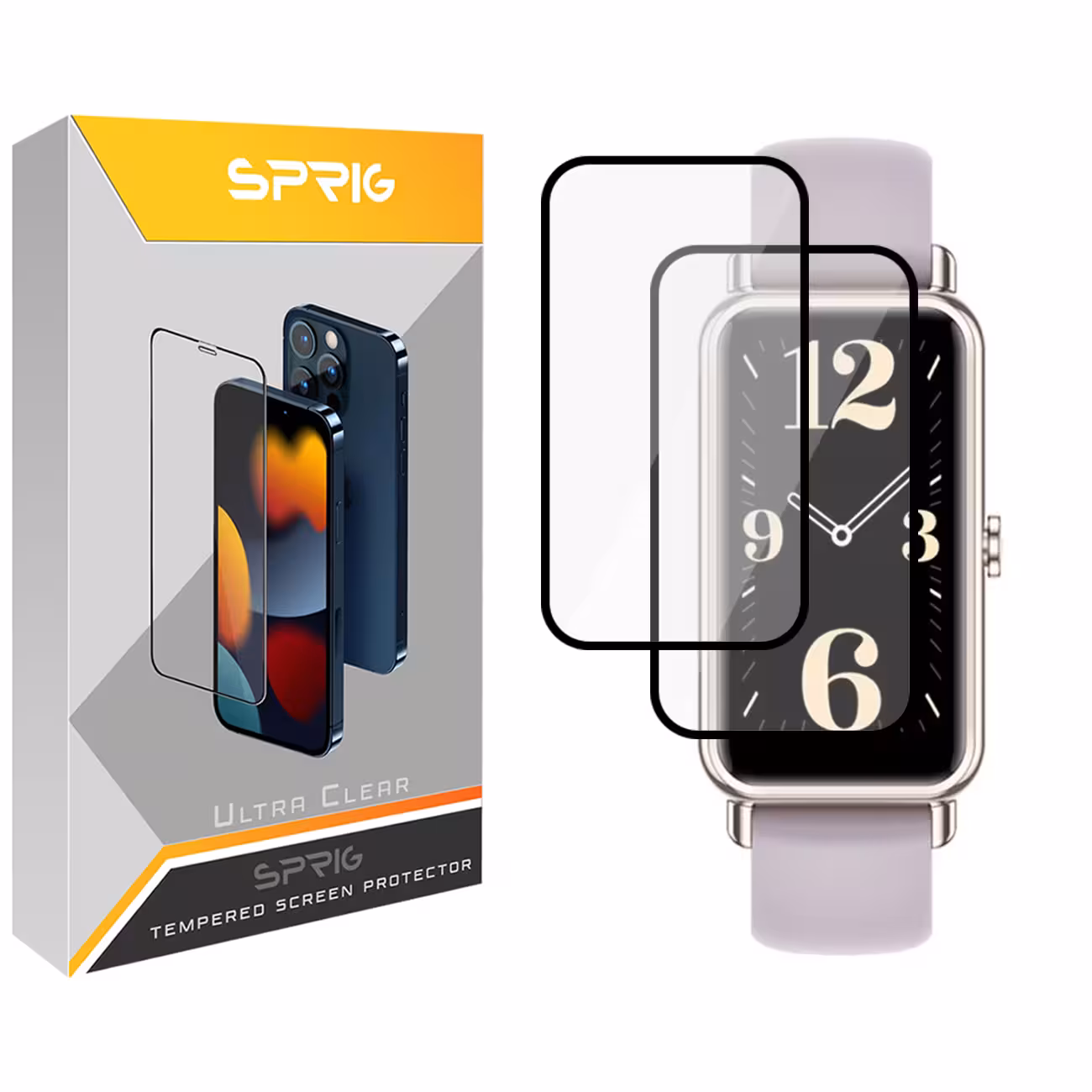 محافظ صفحه نمایش نانو اسپریگ مدل SPG مناسب برای ساعت هوشمند هوآوی Watch Fit Mini بسته دو عددی