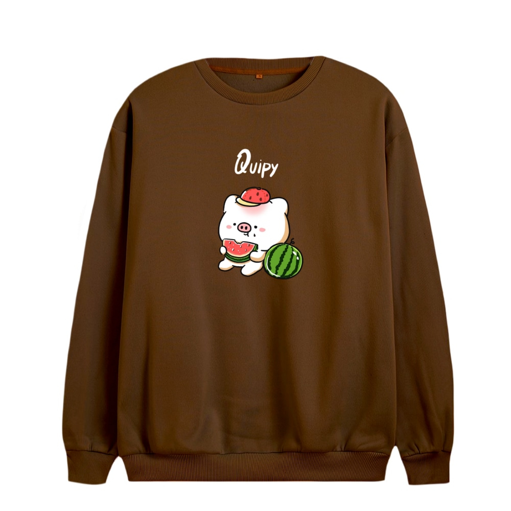 سویشرت زنانه مدل خوک و هندوانه یلدایی کد 1