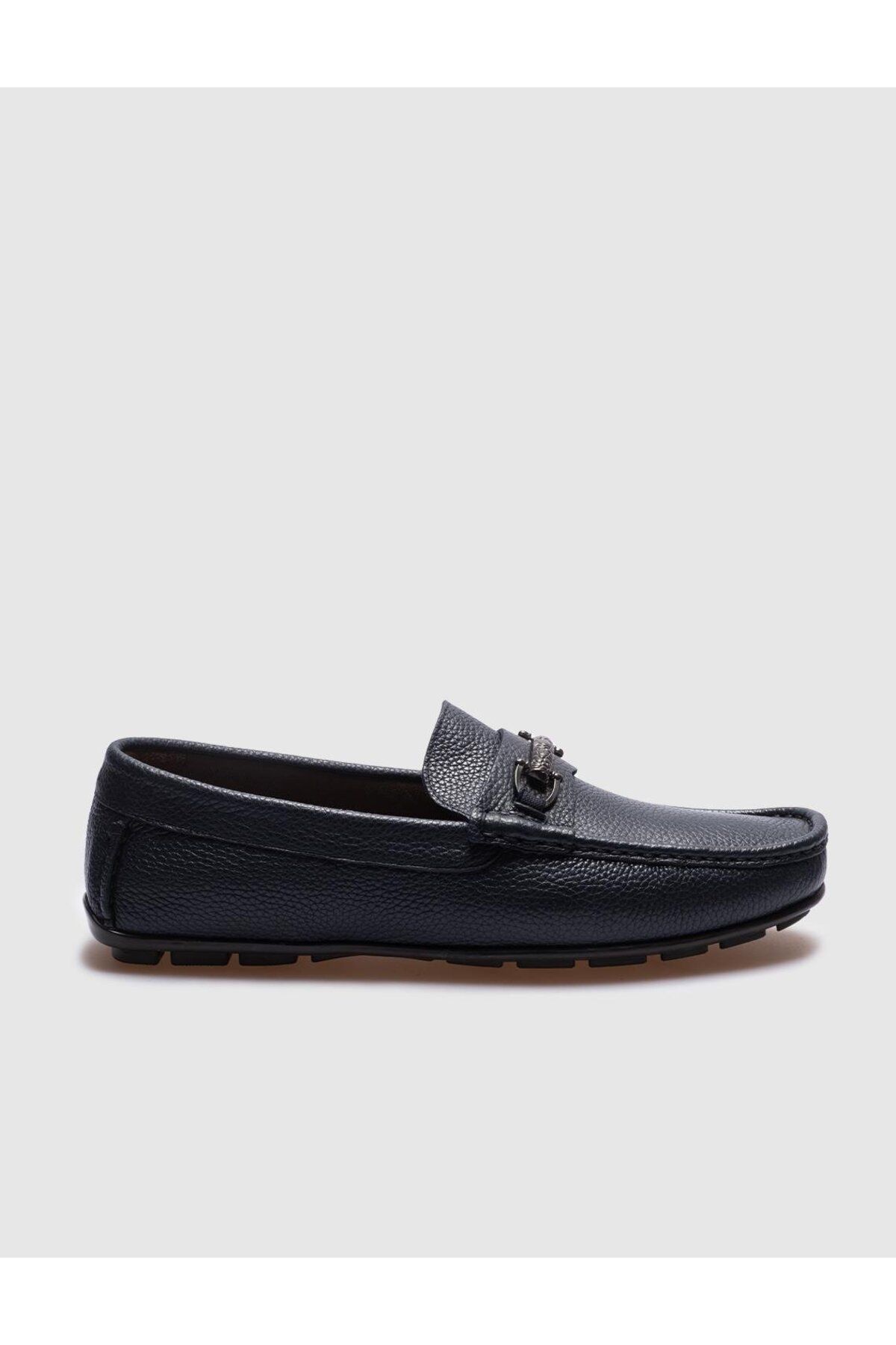 لوفر آبی مردانه Loafer Navy Lavy اورجینال Cabani