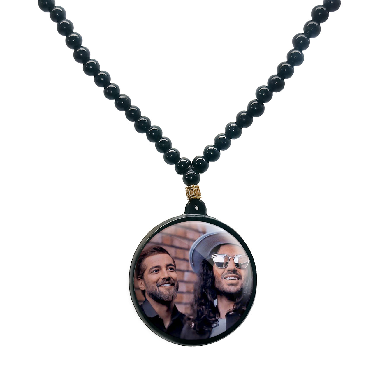 گردنبند پرمانه طرح ماکان بند کد pmd.8616 مدل دو طرفه