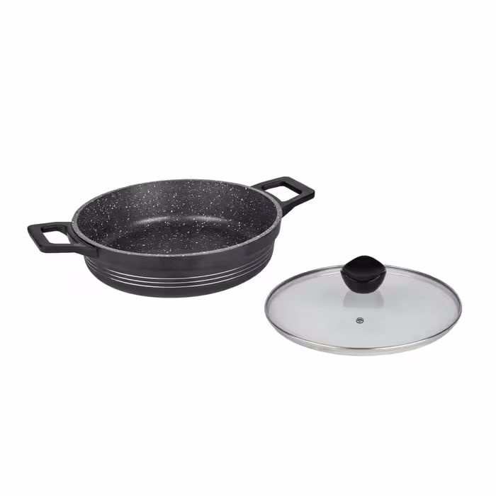 تابه مدل گرانیتی طرح کلاسیک کد un 7815 سایز 28