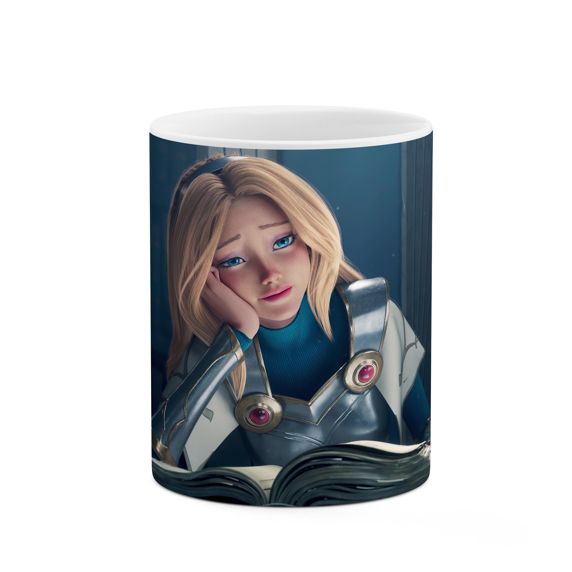 ماگ طرح دختر درسخون مدل mgp02364