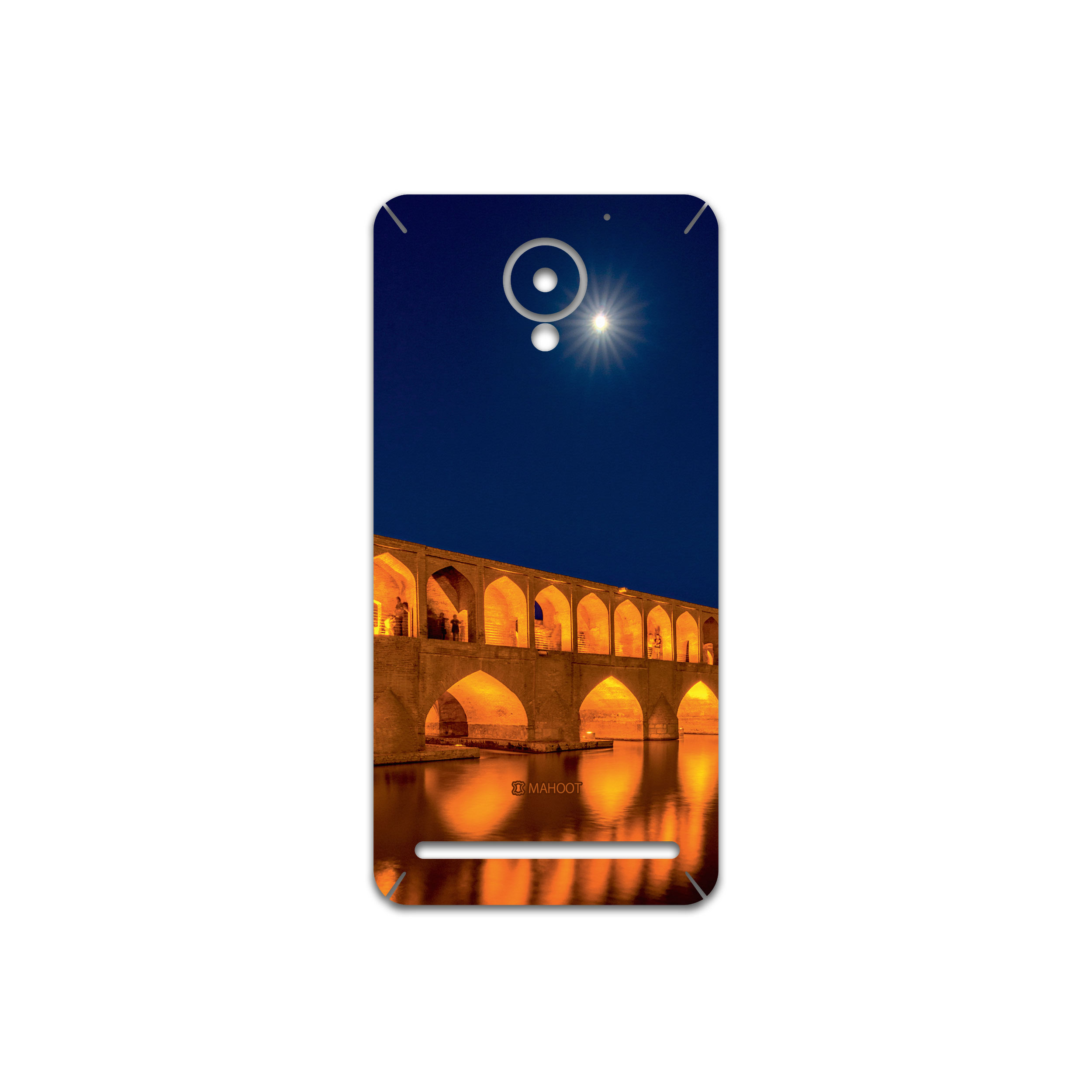 برچسب پوششی ماهوت مدل Si-O-Se-Pol مناسب برای گوشی موبایل لنوو Vibe C2